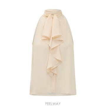Alberta Ferretti 26FW �˺���Ÿ �䷹Ƽ ���� Ƽ���� 08035117 0008 VANIGLIA 826FW �˺���Ÿ �䷹Ƽ ���� Ƽ���� 08035117 0008 VANIGLI