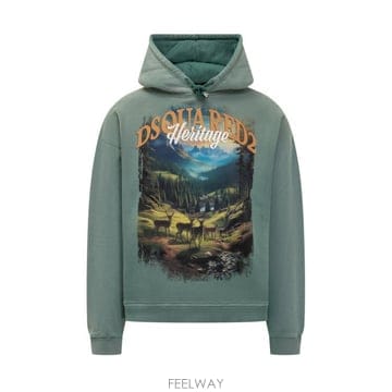 Dsquared2 25FW �������2 ���� Ƽ���� S74GU0882S25030 608 VERDE25FW �������2 ���� Ƽ���� S74GU0882S25030 608 VERDE