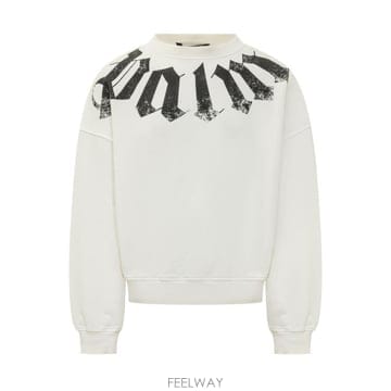 Palm Angels 26SS �ʾ����� ���� Ƽ���� PMBA08JS26FLE001 0310 OFF WHITE BLACK26SS �ʾ����� ���� Ƽ���� PMBA08JS26FLE001 0310 OFF WH
