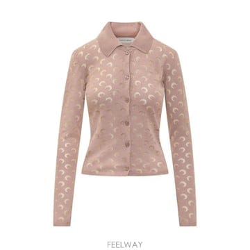 Marine Serre 26SS �������� ����콺 WSI044ACKNI0545 PK00 LIGHT PINK26SS �������� ����콺 WSI044ACKNI0545 PK00 LIGHT PINK