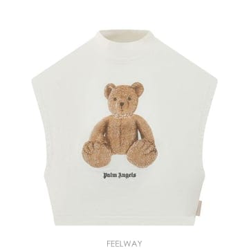 Palm Angels 26SS �ʾ����� �μҸ� Ƽ���� PWAC022S26JER002 0360 OFF WHITE BROWN26SS �ʾ����� �μҸ� Ƽ���� PWAC022S26JER002 0360 OFF 