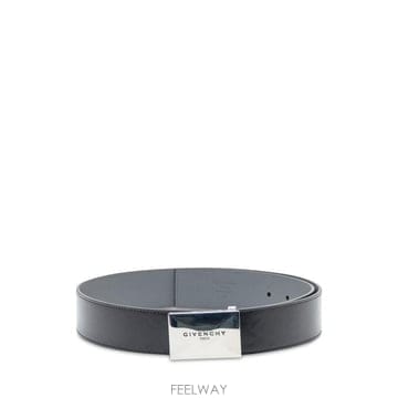 26SS 지방시 가죽 벨트 BK407NK21Q 002 BLACK GREY