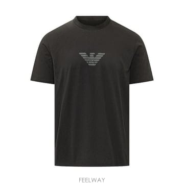 26FW 엠포리오 아르마니 반팔 티셔츠 EM004583AF13669 MC539 BLACK