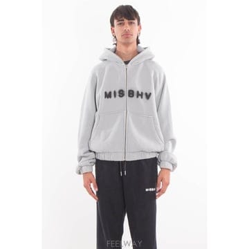 25FW 미스비헤이브 긴팔 티셔츠 251M229 LIGHT GREY