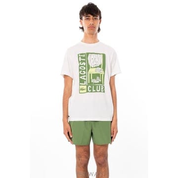 LACOSTE 26SS ���ڽ��� ���� Ƽ���� TH1773 001 White26SS ���ڽ��� ���� Ƽ���� TH1773 001 White
