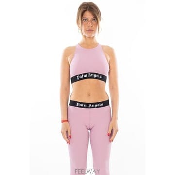 Palm Angels 26SS �ʾ����� �μҸ� Ƽ���� PWVO024S26FAB001 PINK26SS �ʾ����� �μҸ� Ƽ���� PWVO024S26FAB001 PINK