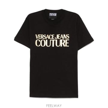 Versace 25SS ������ü ���� Ƽ���� 78GAHT05 CJ00T G89 NERO ORO25SS ������ü ���� Ƽ���� 78GAHT05 CJ00T G89 NERO ORO