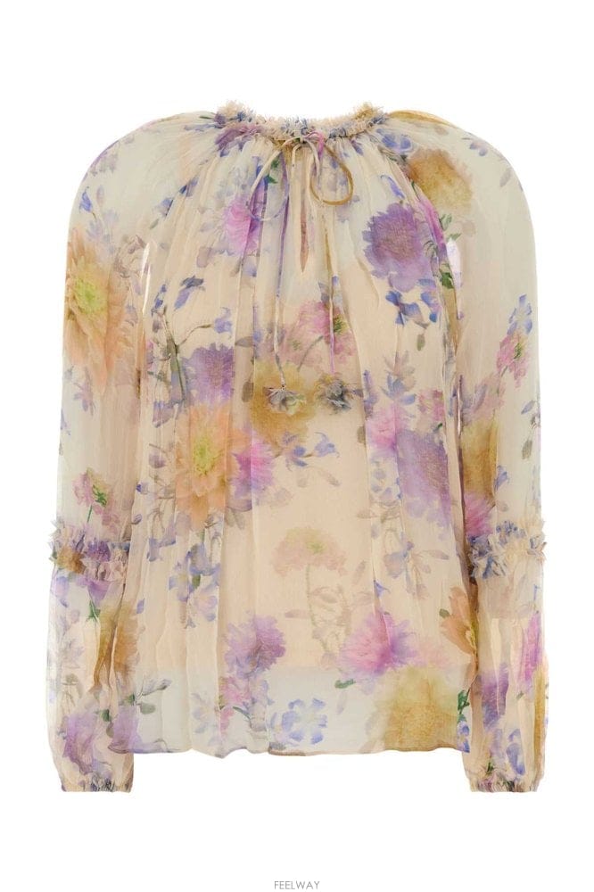 Zimmermann ���Ӹ� �糪 RUFFLE BILLOW ����콺 7921TS261 C B0441990395���Ӹ� �糪 RUFFLE BILLOW ����콺 7921TS261 C B044199