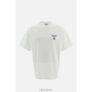 26 F/W 라코스테 프린트 & 엠브로이드 코튼 저지 티셔츠 TH24 B0032331534