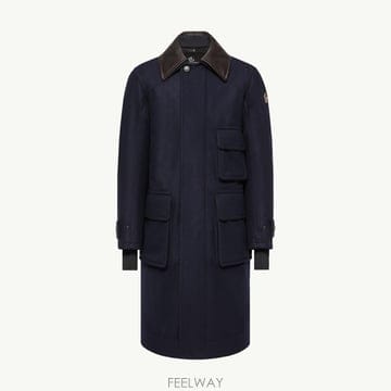 (국내A/S가능) 몽클레르 비야르 롱 패딩 자켓 남성 다크블루 L20971C00002599X5781