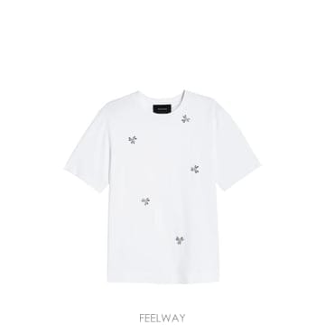Simone Rocha 26FW �ø�λ� ���� Ƽ���� 5342B 0553WHITE PEARL CLEAR26FW �ø�λ� ���� Ƽ���� 5342B 0553WHITE PEARL CLEAR