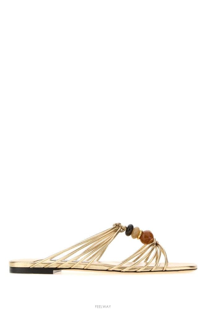 Jimmy Choo ������ LOVA �� �÷����� LOVAMULEFLATIPR GOLDM B0442509924������ LOVA �� �÷����� LOVAMULEFLATIPR GOLDM B0442509