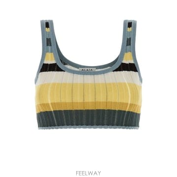 알라이아 BRALETE 탑 멀티컬러 옐로우 CRINO AA9H156 B0442509949
