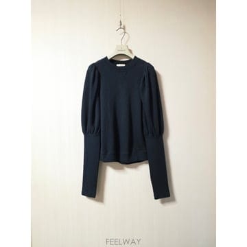 울라존슨 ullajohnson 볼륨 슬리브 탑 s 사이즈