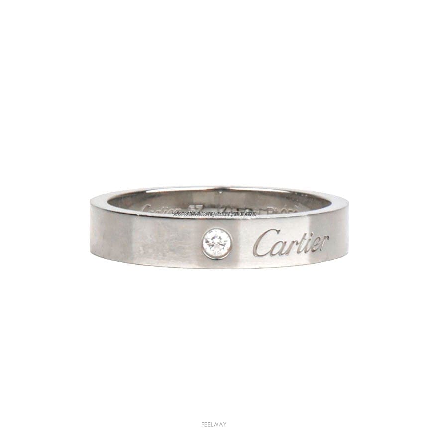 Cartier [�߰���ǰ�ٿ�] ��쿡 C �� ������ ���̾� 1P �÷�Ƽ�� ���� 4mm 57ȣ B4098200[�߰���ǰ�ٿ�] ��쿡 C �� ������ ���̾� 1P �÷�Ƽ��