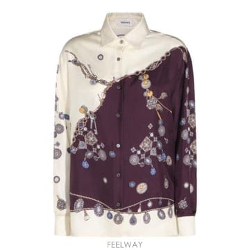 Versace 26FW ������ü ����콺 ���� 1025686 1A186825R880 PURPLE26FW ������ü ����콺 ���� 1025686 1A186825R880 PURPL