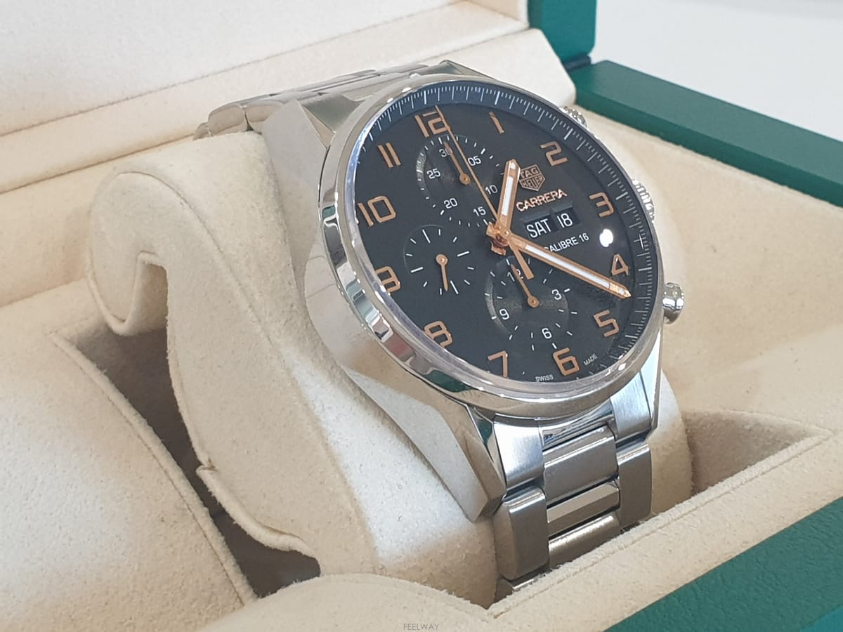 Tag Heuer �±�ȣ�̾� ��� Į����16 ���̵���Ʈ ũ�γ�׷��� ������� CV2A1AB�±�ȣ�̾� ��� Į����16 ���̵���Ʈ ũ�γ�׷��� ��