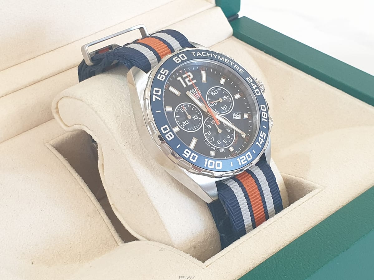 Tag Heuer �±�ȣ�̾� ���ķ�1 ũ�γ�׷��� û�� ���� ������ CAZ1014�±�ȣ�̾� ���ķ�1 ũ�γ�׷��� û�� ���� ������ CAZ