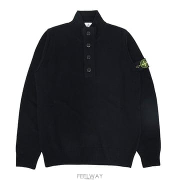 스톤아일랜드 와펜 패치 남성 목폴라 니트 L2S155100040 S00A3 V0029