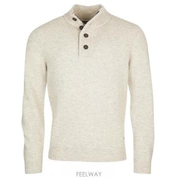 25FW 바버 Maglie Bianco Perla MKN0585MKNBE14 TP582260457