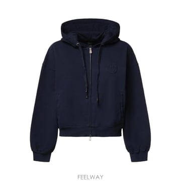 26FW 핀코 코튼 집 업 스웨트 셔츠 100938A3HTF92 TP582260332