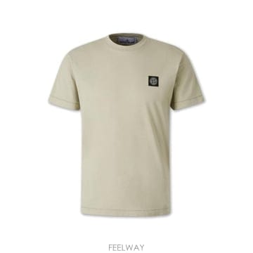 Stone Island Stone Island �ΰ� ��ġ ũ��� Ƽ���� L2S152100027S0013S0013 V0095SANDStone Island �ΰ� ��ġ ũ��� Ƽ���� L2S152100027S0013