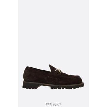 GUCCI [E32]���� 834772AADUN2042 ���� ���� �� ������ GUCCI suede loafers with[E32]���� 834772AADUN2042 ���� ���� �� ������ GUCCI su