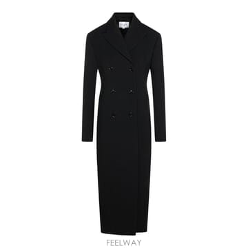 [Q11]알라이아 AA9M1230W132D999 여성 원피스 BLACK LONG SLEEVED DRESS