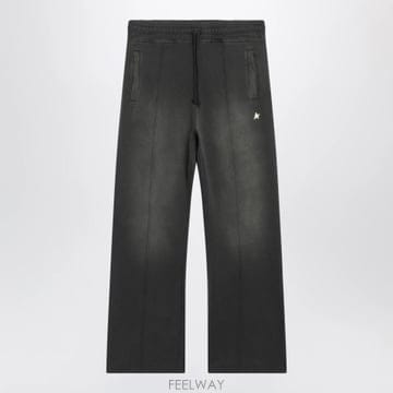 [T56]골든구스 GUP02714P002517 Black 여성 팬츠 면바지 하의
