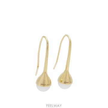 Jimmy Choo [V90]������ DROP PEARL EARRINGSDXQGOLD WHITE ���� �־� ����� �Ͱ��� ����[V90]������ DROP PEARL EARRINGSDXQGOLD WHITE ���� �־�