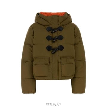 GANNI [X45]���� A1010231 838 ���� �е� �ٿ����� �ٿ��Ʈ Ǫ������ Olive green nylon[X45]���� A1010231 838 ���� �е� �ٿ����� �ٿ��Ʈ 