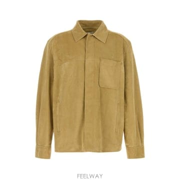 Loewe [X45]�ο��� H526Y31L68 BEIGE ���� ���� ���� ���� ���� Beige suede shirt[X45]�ο��� H526Y31L68 BEIGE ���� ���� ���� ���� ���� 
