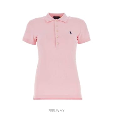 Ralph Lauren [X45]����  211870245 003 ���� ���� ���ɼ��� Pink stretch piquet polo s[X45]����  211870245 003 ���� ���� ���ɼ��� Pink stret