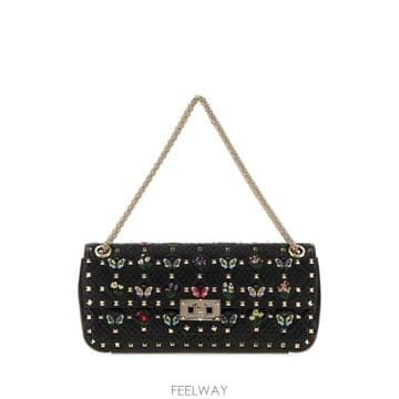 Valentino [X45]�߷�Ƽ�� ����ٴ� 9W0B0T95PAY N78 ���� ũ�ν��� ����� �̴Ϲ� ž�ڵ�� Black le[X45]�߷�Ƽ�� ����ٴ� 9W0B0T95PAY N78 ���� ũ�ν��� 