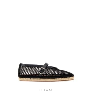 Alaia [X45]�˶��̾� AA3P1002A028 999 ���� �����ĵ�� ��ȭ ���� Black mesh espadri[X45]�˶��̾� AA3P1002A028 999 ���� �����ĵ�� ��ȭ ��