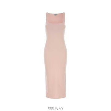 Alaia [X45]�˶��̾� AA9R3205K295D 416 ���� ���ǽ� �� �̵� �̴� �巹�� Pastel pink k[X45]�˶��̾� AA9R3205K295D 416 ���� ���ǽ� �� �̵� ��