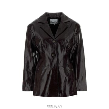 GANNI [X45]���� A1130030 ZWX ���� ���� ����Ʈ �ٿ��Ʈ ���� Plum synthetic leath[X45]���� A1130030 ZWX ���� ���� ����Ʈ �ٿ��Ʈ ��