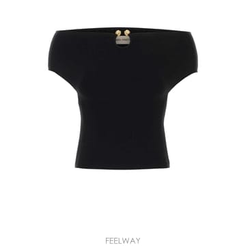 Alberta Ferretti [X45]�˺���Ÿ�䷹Ƽ A09026608 0555 ���� ���� ���� ���� ���� ����콺 Black jersey[X45]�˺���Ÿ�䷹Ƽ A09026608 0555 ���� ���� ���� ����