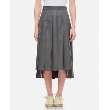 Thom Browne [G95]����� FGC400V00626035 ���� ��ĿƮ ġ�� MIDI PLEATED SKIRT[G95]����� FGC400V00626035 ���� ��ĿƮ ġ�� MIDI PL
