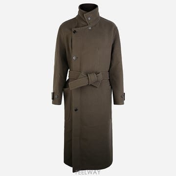 르메르 6F CO1037 LF1116 GR610 더블 울 랩 코트 타임