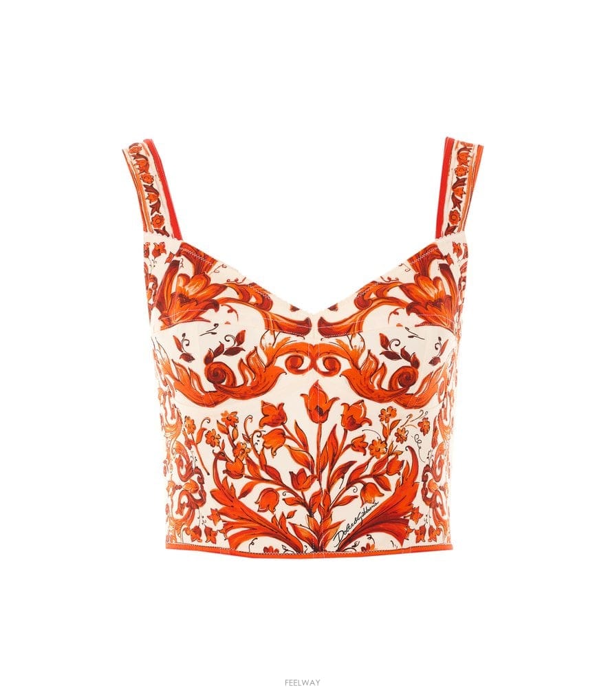 Dolce&Gabbana 26 F/W ��ü �� ���ٳ� MAIOLICA ����Ʈ ž F7BB1T/ B001211911226 F/W ��ü �� ���ٳ� MAIOLICA ����Ʈ ž F7BB1T/ B0012