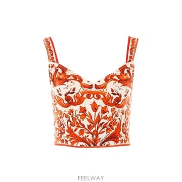 26 F/W 돌체 앤 가바나 MAIOLICA 프린트 탑 F7BB1T/ B0012119112