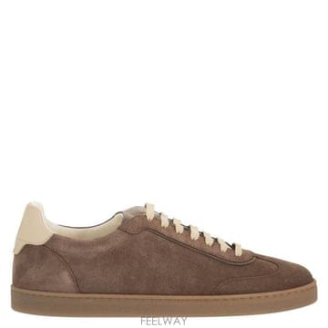 Brunello Cucinelli 26FW ���ڷ� ��ġ�ڸ� �����̵� ����Ŀ�� MZUMGLJ336 BROWN26FW ���ڷ� ��ġ�ڸ� �����̵� ����Ŀ�� MZUMGLJ336 BR