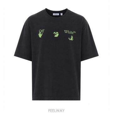 26 F/W 오프화이트 BACCO 애로우 스케이트 티셔츠 OMAA12 B0012289252