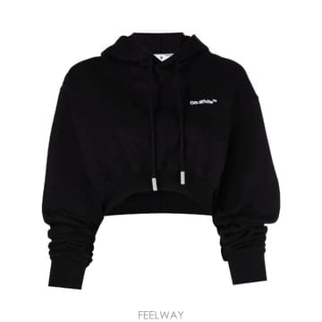 당일배송 오프화이트 헬베티카 로고 프린트 후디