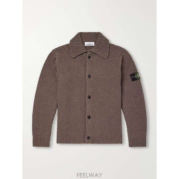 스톤 아일랜드 BASKETSTITCH 울블렌드 가디건 L2S1551 B0082510255