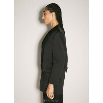 24 F/W 생로랑 실크 턱시도 블레이저 798010 Y013G 10 B0111443403