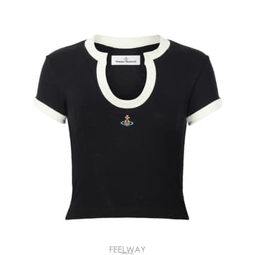 ViVienne westwood ���ȿ���Ʈ��� 26FW ���� ORB ���̺� ���� ũ�� Ƽ���� 1G01001F J00BO N401���ȿ���Ʈ��� 26FW ���� ORB ���̺� ���� ũ�� Ƽ����
