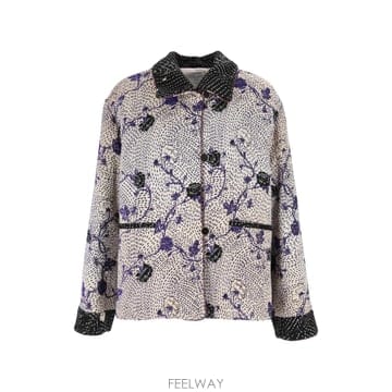 26FW 포르테 포르테 패딩 자카드 자켓  체리 blossom  15006MYCOATF50A5050LAPIS