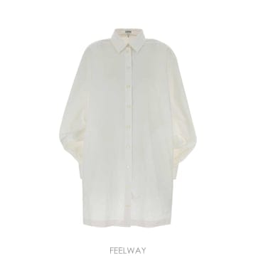 Loewe 26FW �ο��� ȭ��Ʈ ���ø� ���� �巹�� S359Y09XMQWHITE TP58230218626FW �ο��� ȭ��Ʈ ���ø� ���� �巹�� S359Y09XMQWHITE 